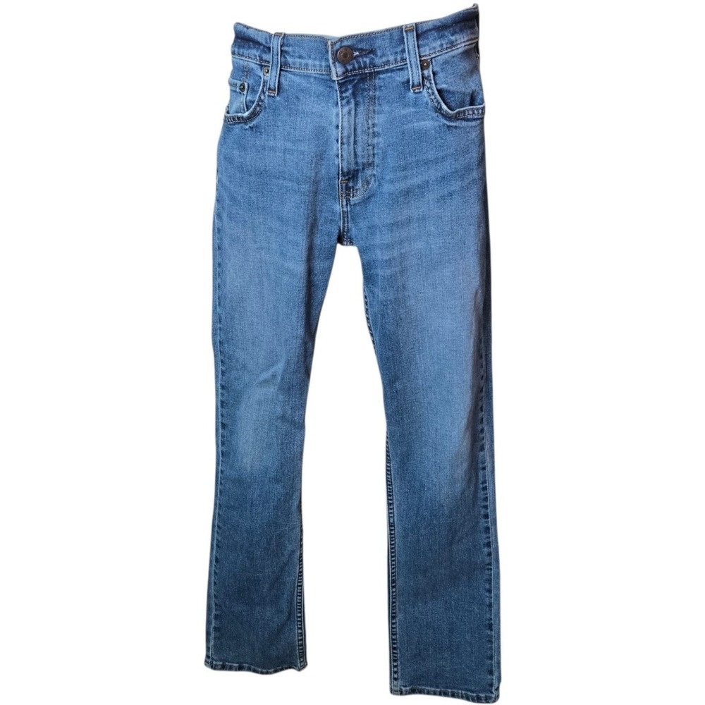Hollister Mens‎ Epic Flex Slim Straight Jeans Size 32x32 Blue Stretch Casual